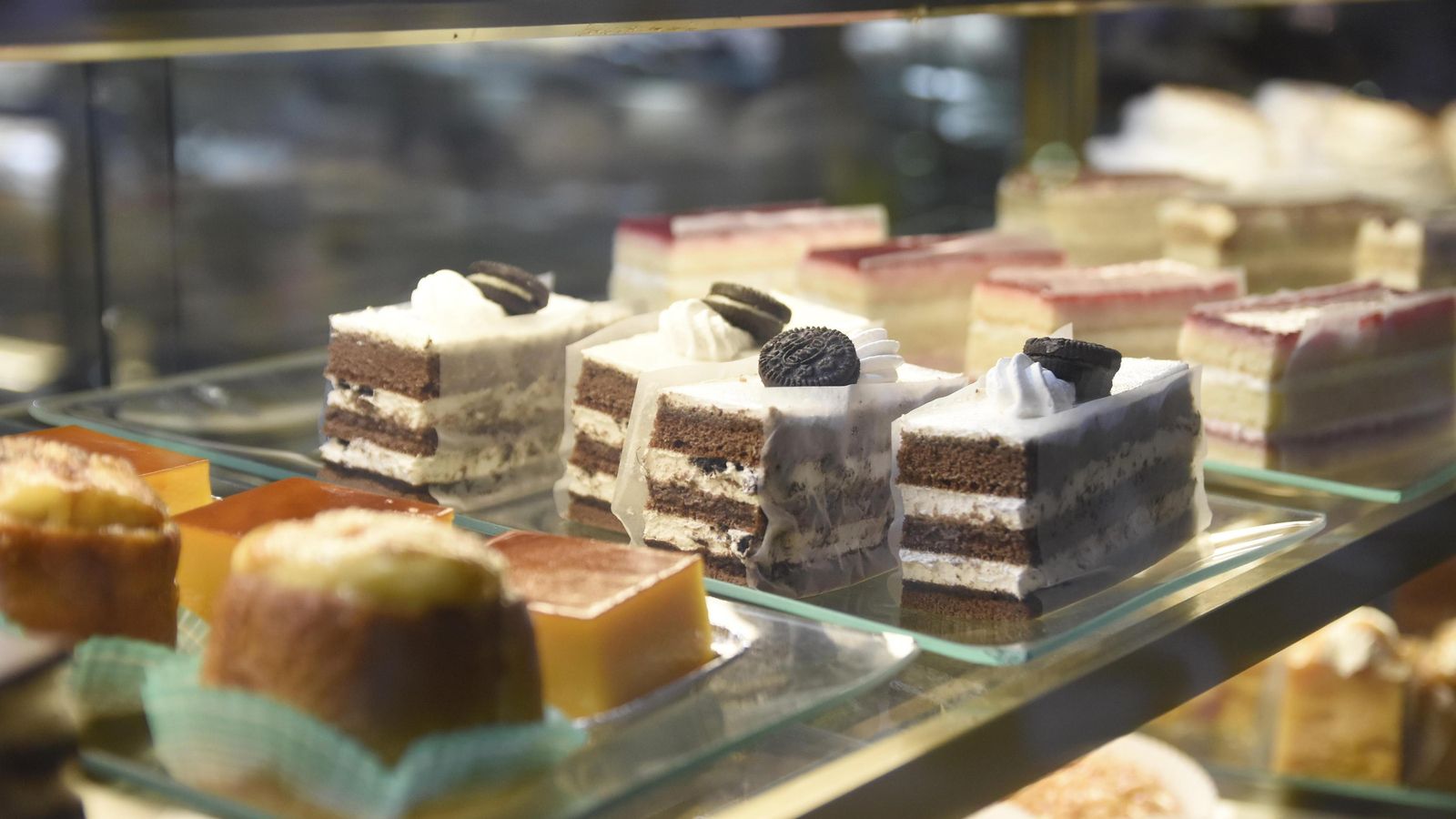 Algunos de los muchos dulces que se pueden disfrutar en La Camelia.