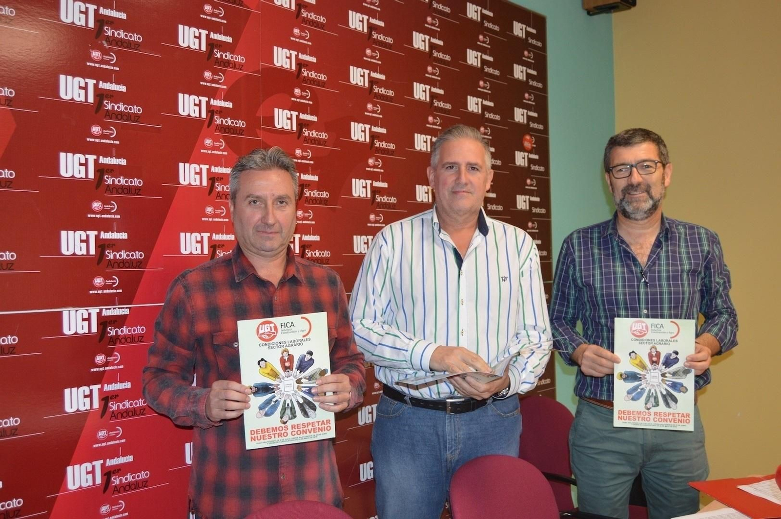 Antonio Lopera, Pedro Téllez y Emilio Terrón.