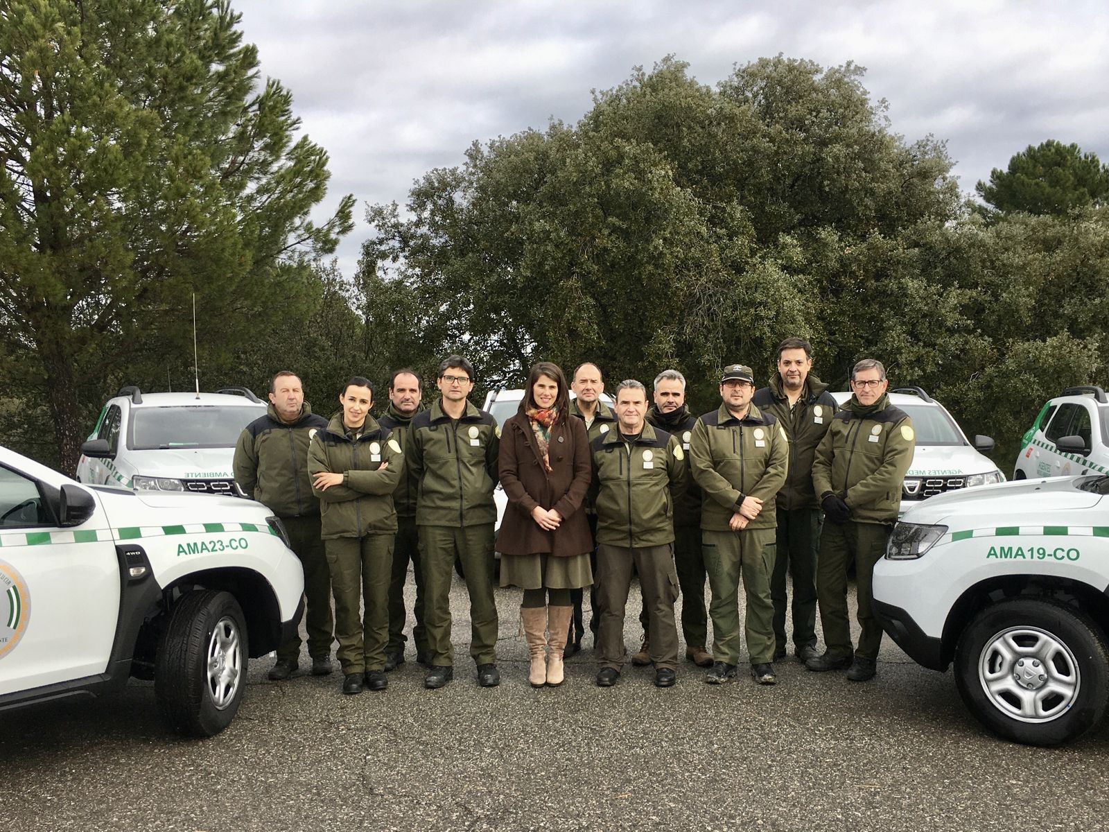 Momento de la entrega.