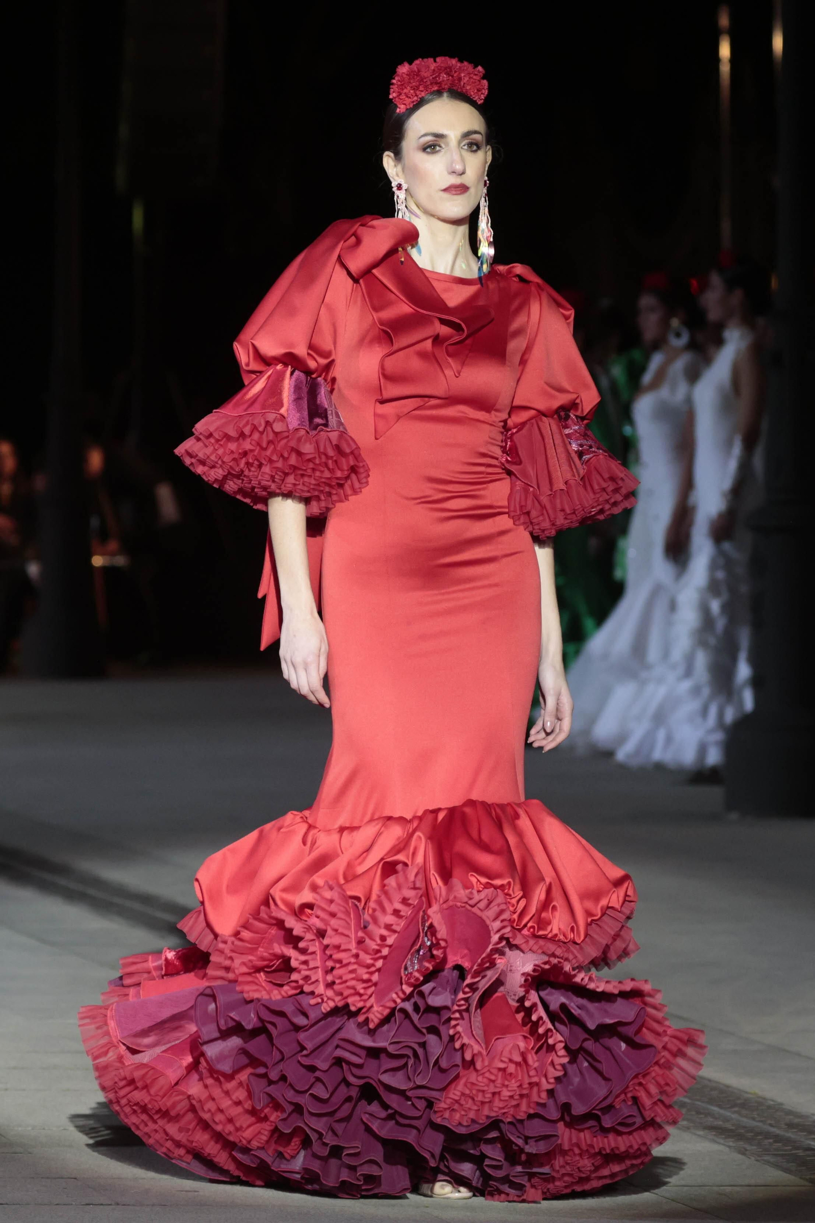 El desfile Andalucía es flamenca en el Palacio de San Telmo, todas las fotos