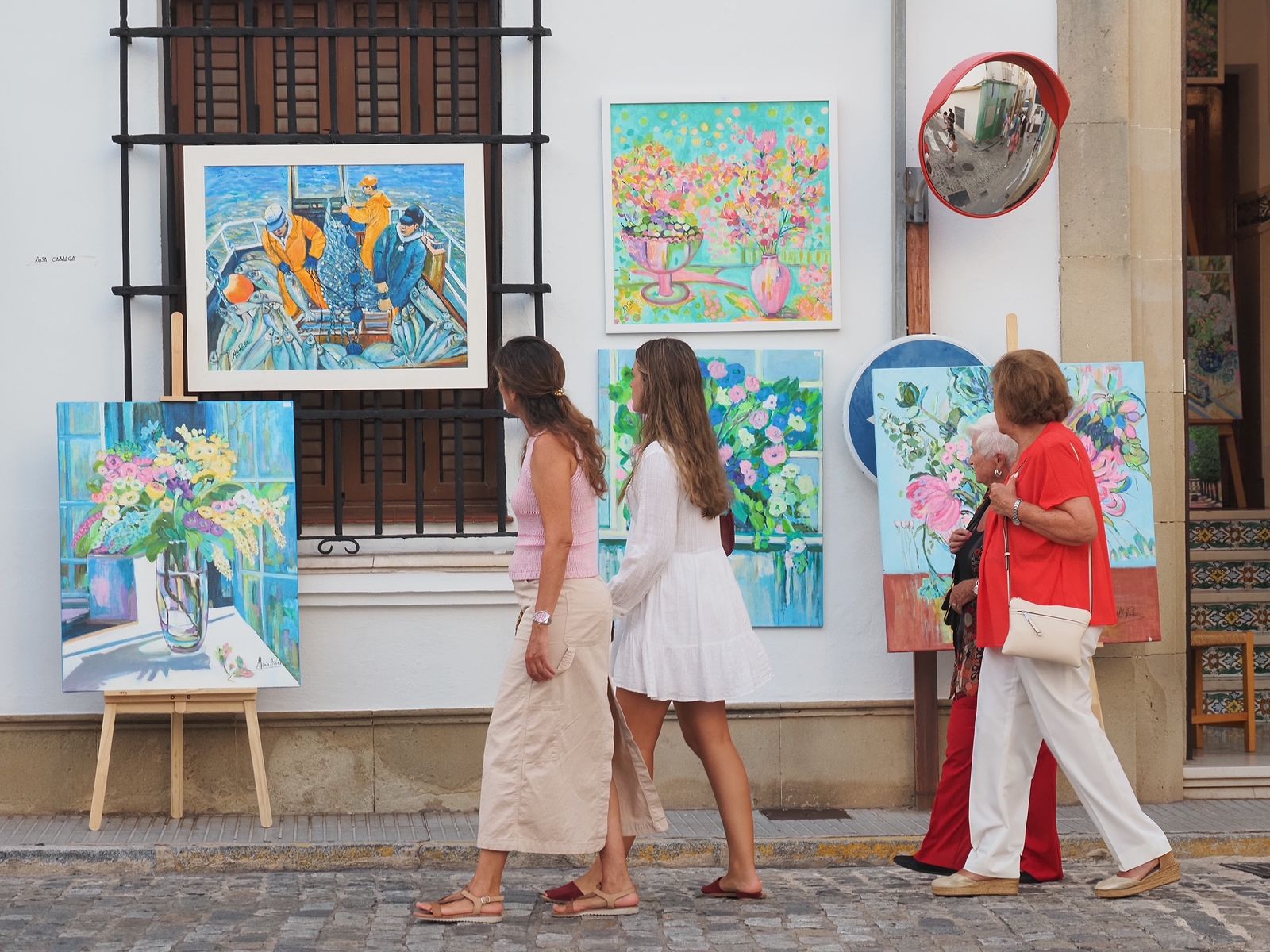 'Un paseo por el arte' en Ayamonte: las mejores imágenes