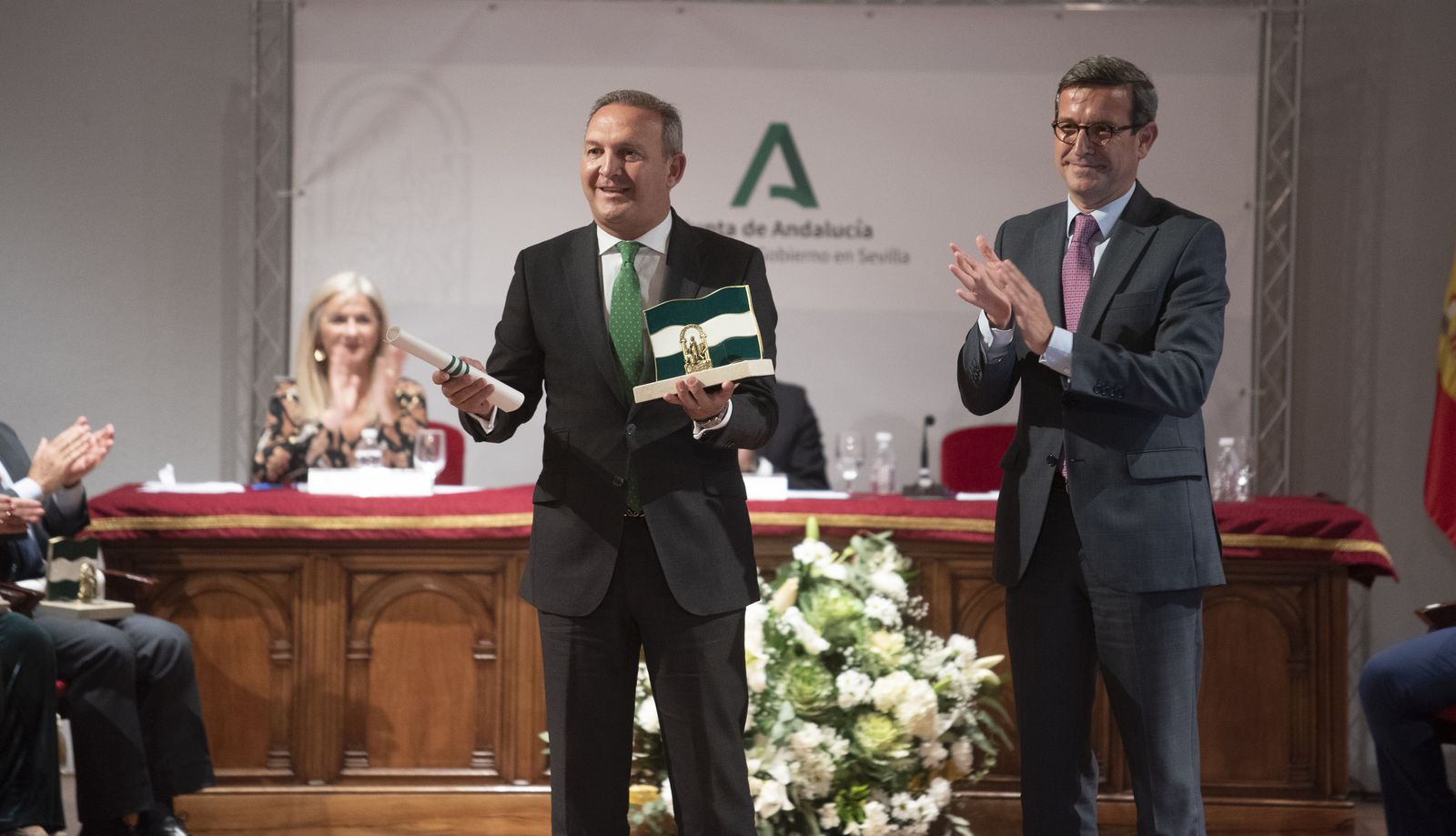 Las imágenes del acto de entrega de galardones Bandera de Andalucía en la provincia de Sevilla