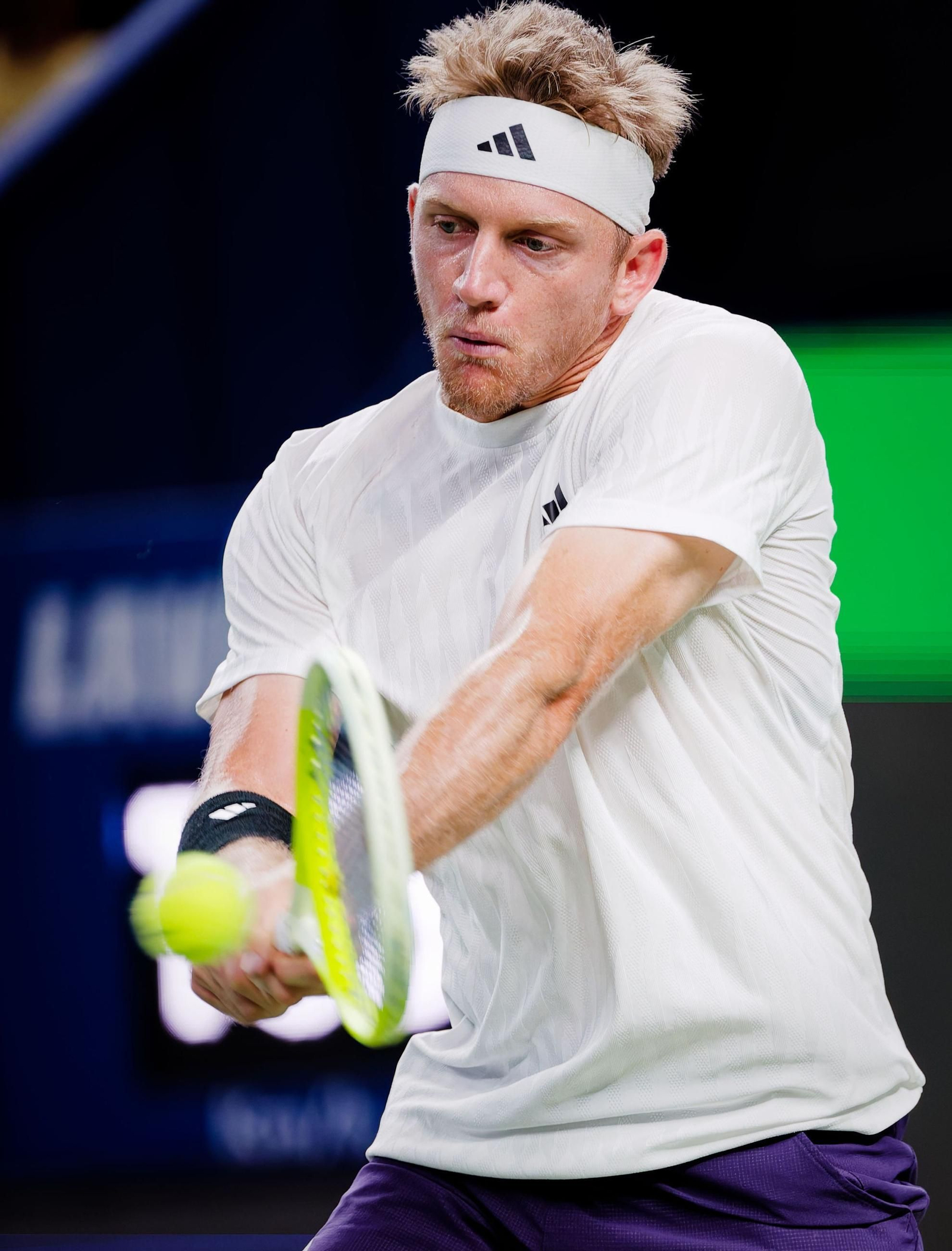 Alejandro Davidovich, en su partido ante Daniil Medvedev.
