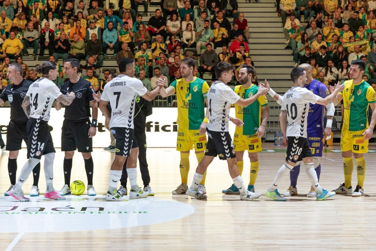 Jaén Paraíso Interior FS contra  ATP Ilum. Ribera Navarra FS