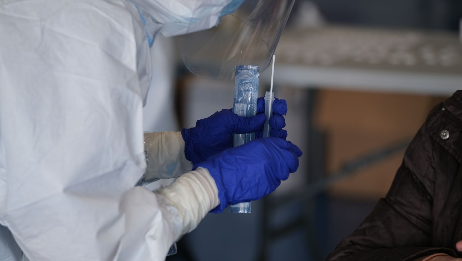 Fotogalería cribado test antígenos COVID-19 en Berja. Almería