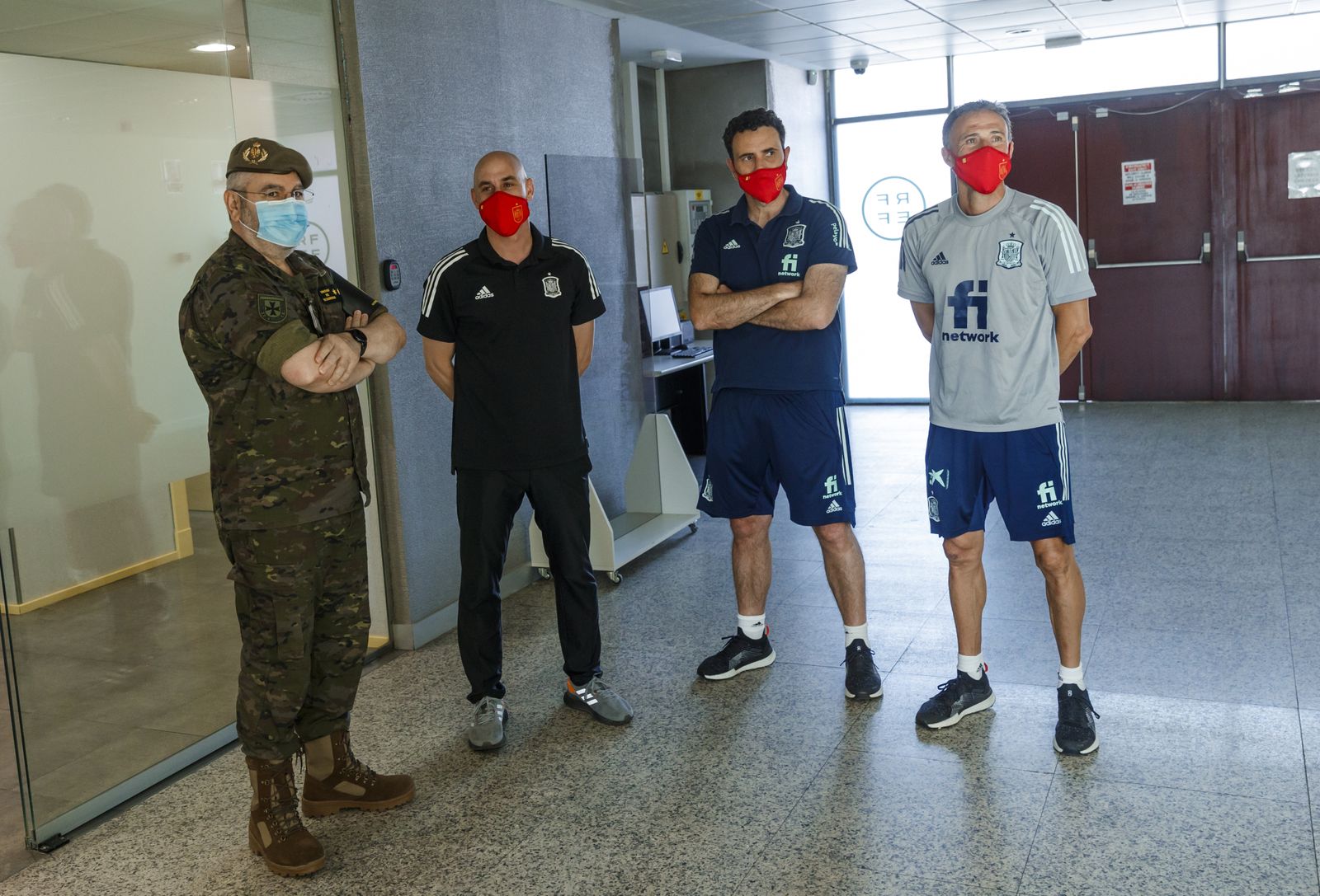 La vacunación de la selección española de fútbol para la Eurocopa