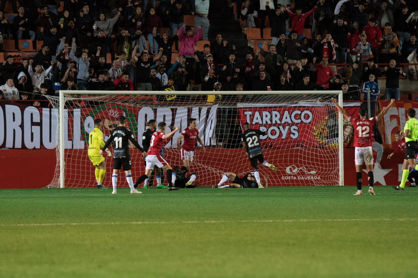 Las imágenes del Nàstic - Málaga CF