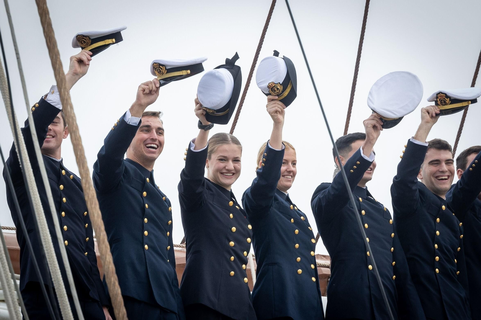 Las imágenes del viaje de la Princesa Leonor en el 'Juan Sebastián de Elcano'