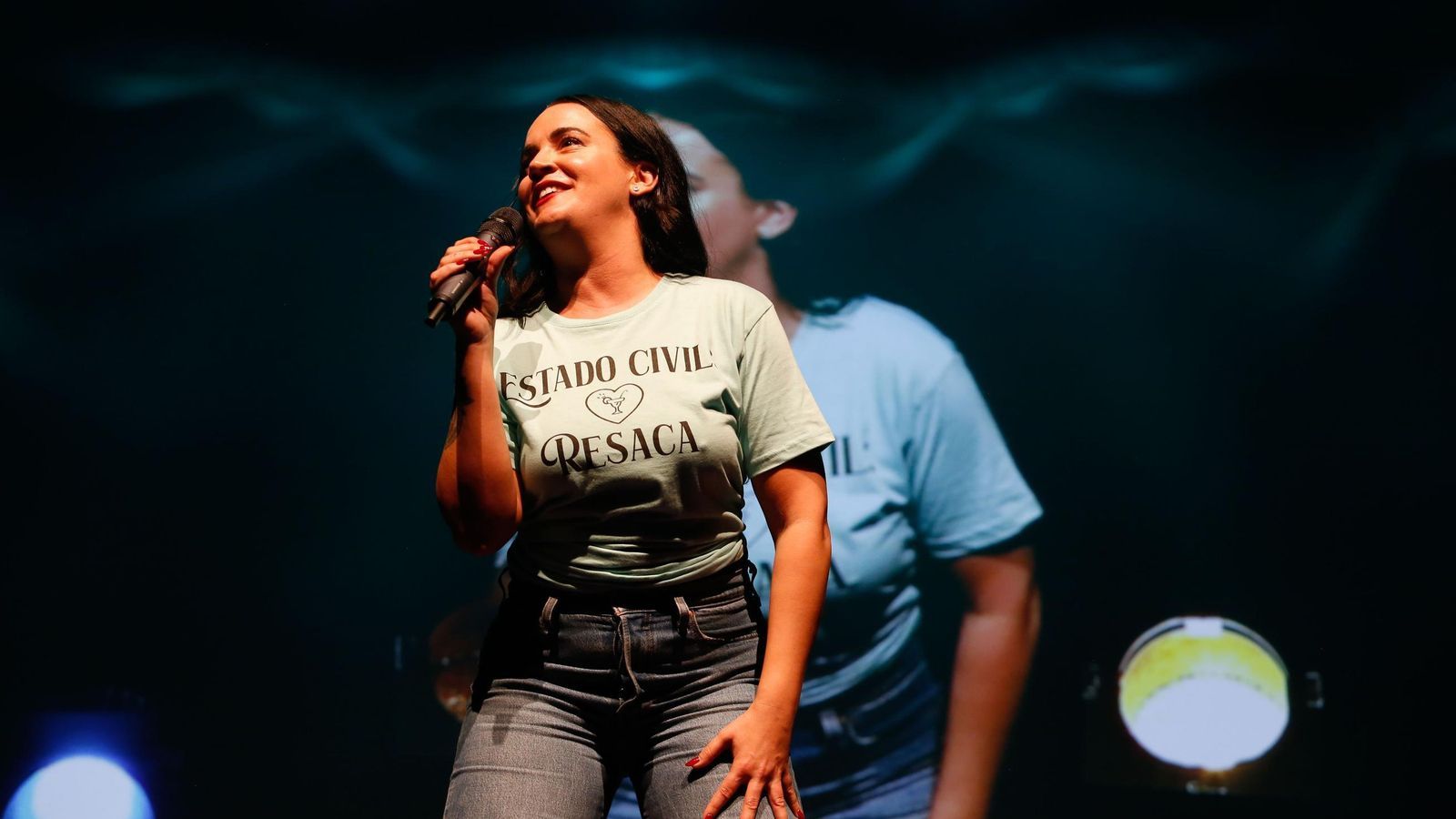 Martita de Graná en uno de sus shows.