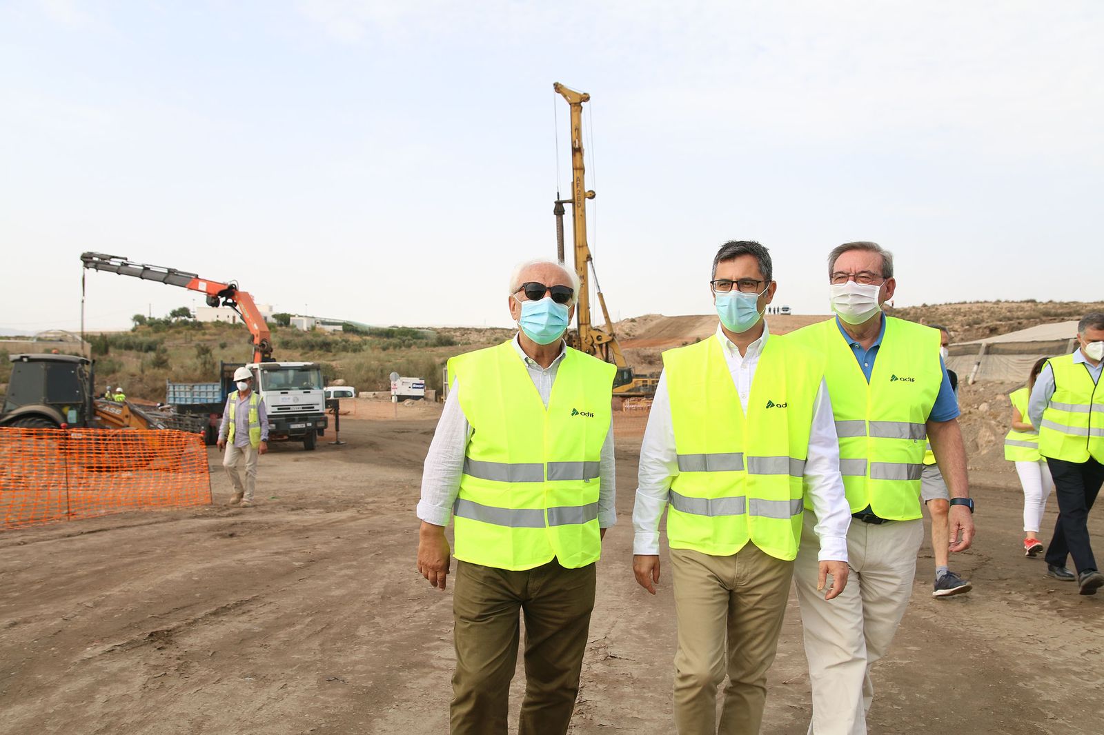 Fotogalería de la visita del ministro Félix Bolaños a las obras del AVE