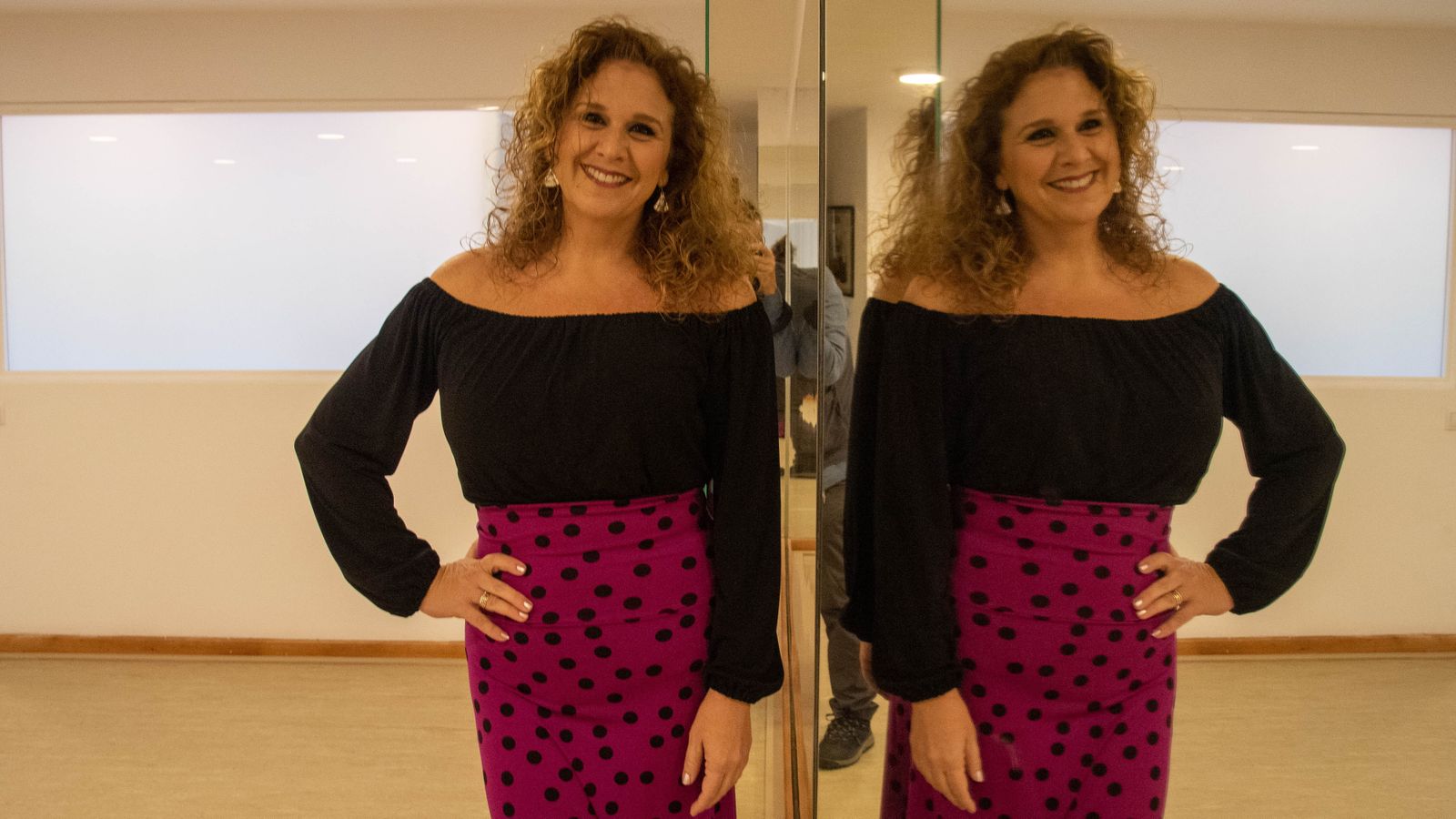 Las fotos del ensayo del ultimo espectaculo de Mónika Bellido