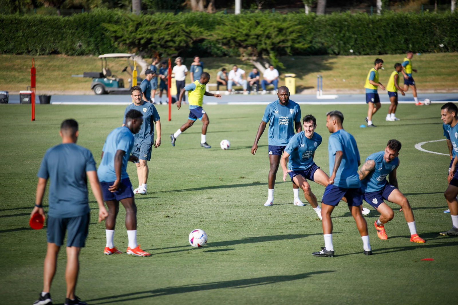 Primer entrenamiento pretemporada del Almería, en imágenes