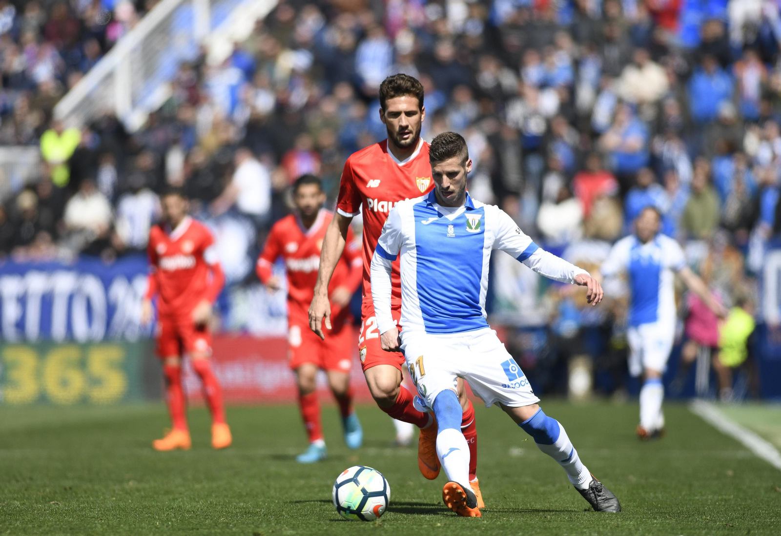 Las imágenes del Leganés-Sevilla