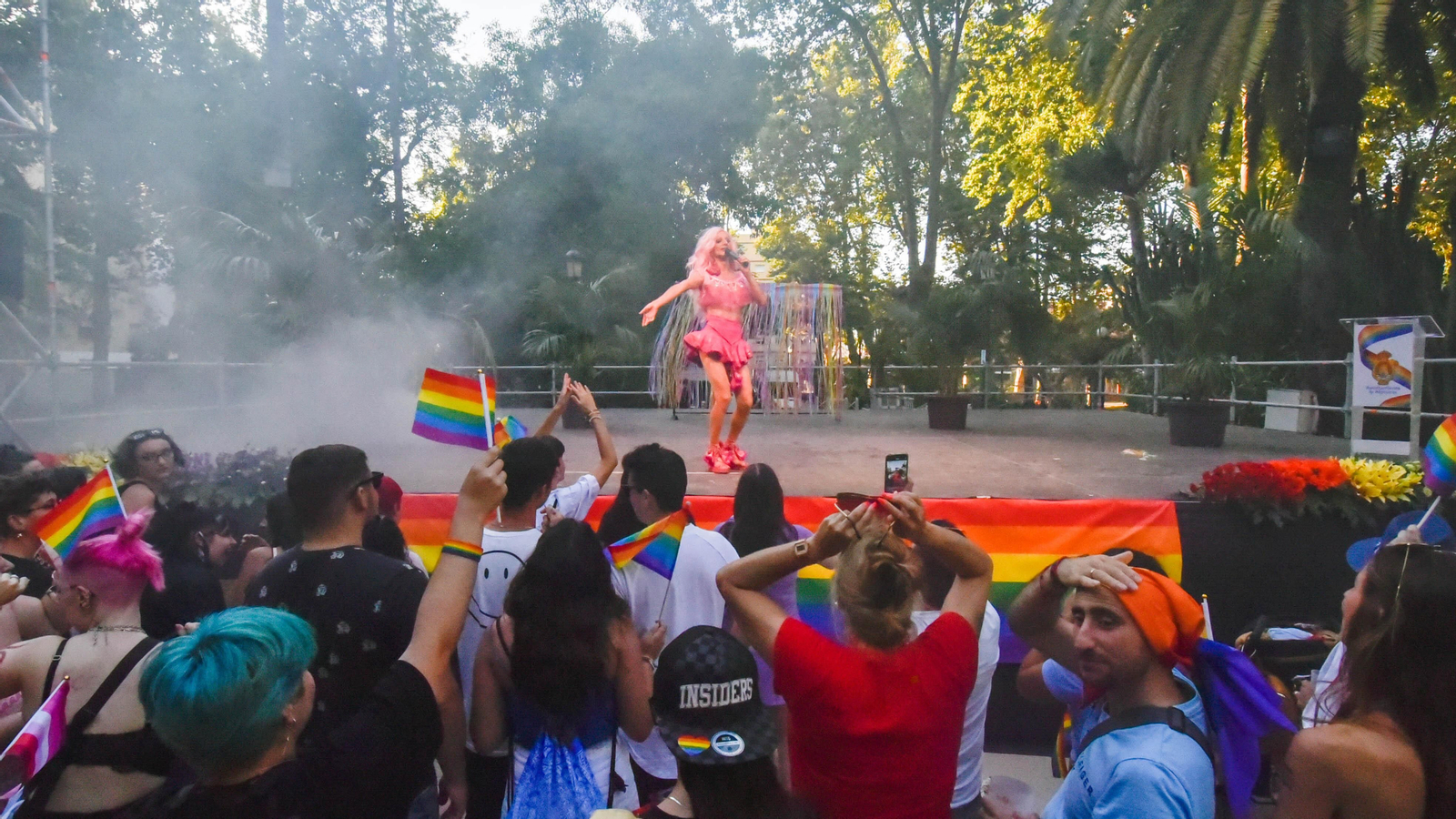 Fotos de la celebración del Orgullo LGTBI en Algeciras con Manolita Chen