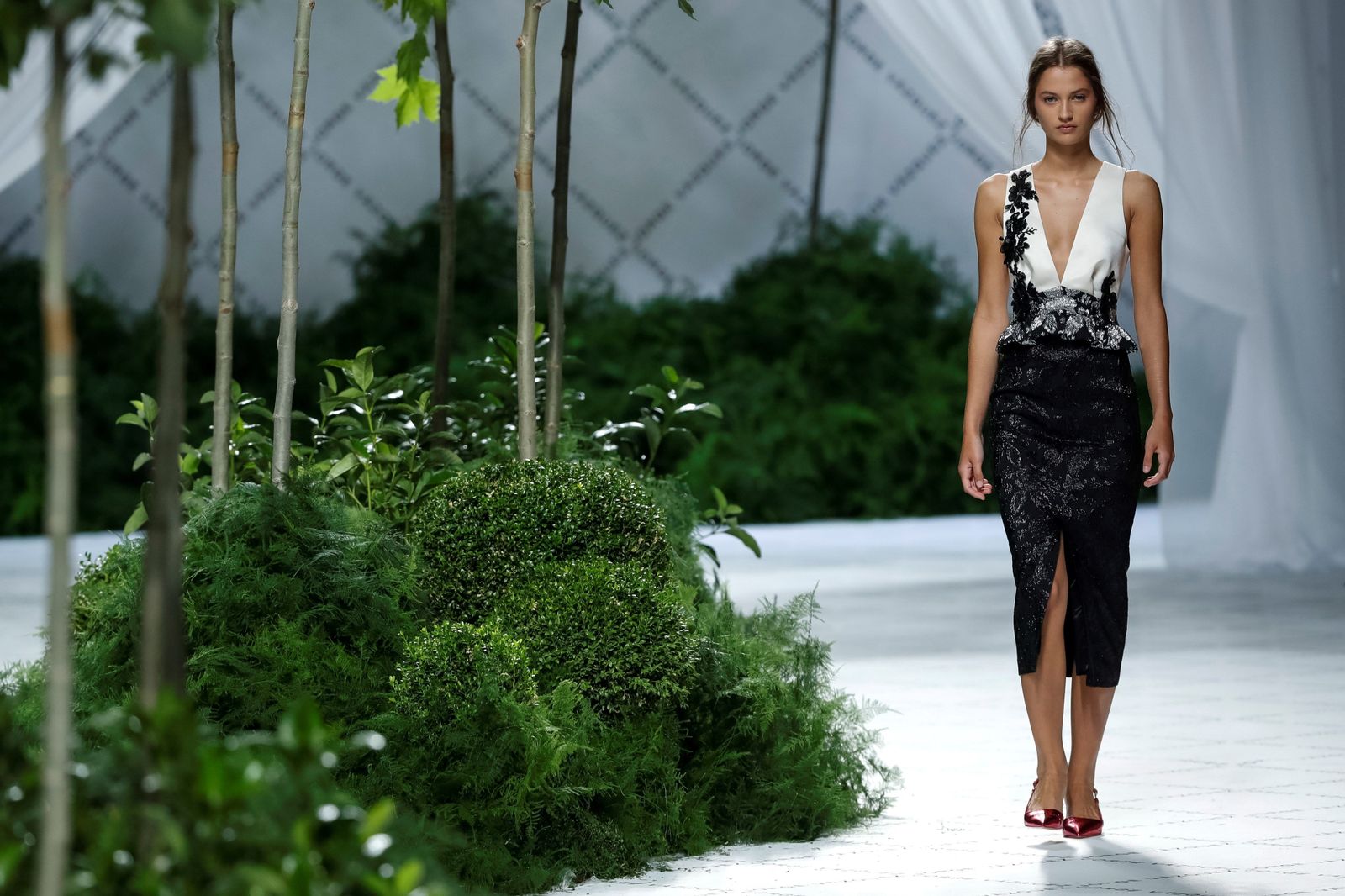 Vestido de Jorge Vázquez, premio L'Oreal a la 'Mejor Colección'.