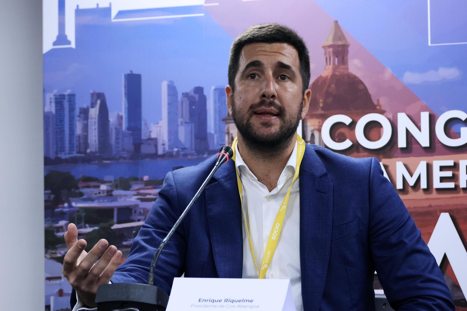 El presidente de Cox, Enrique Riquelme. El presidente de Cox, Enrique Riquelme.