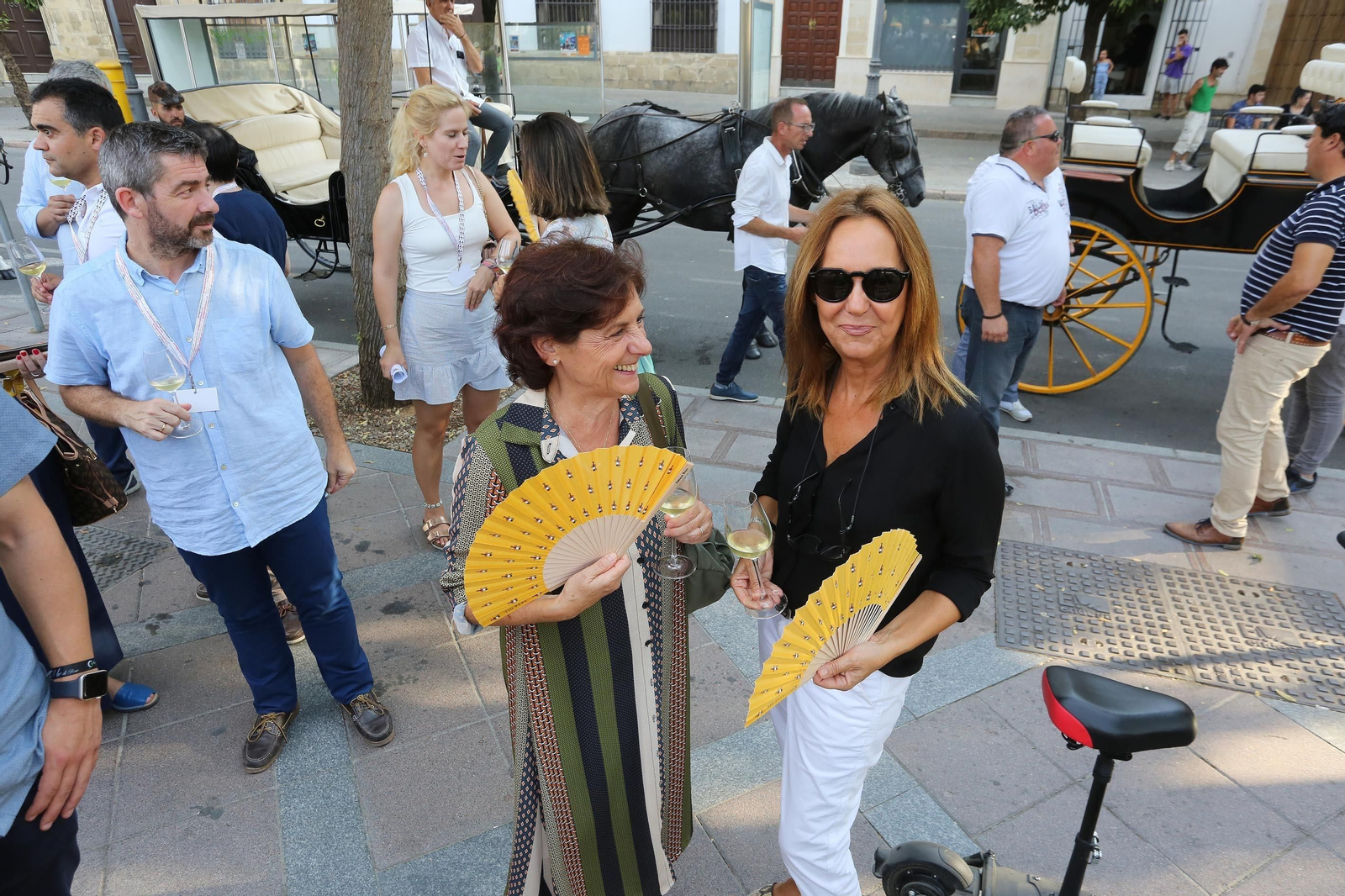 María Dueñas y La Templanza con Sherrymasters