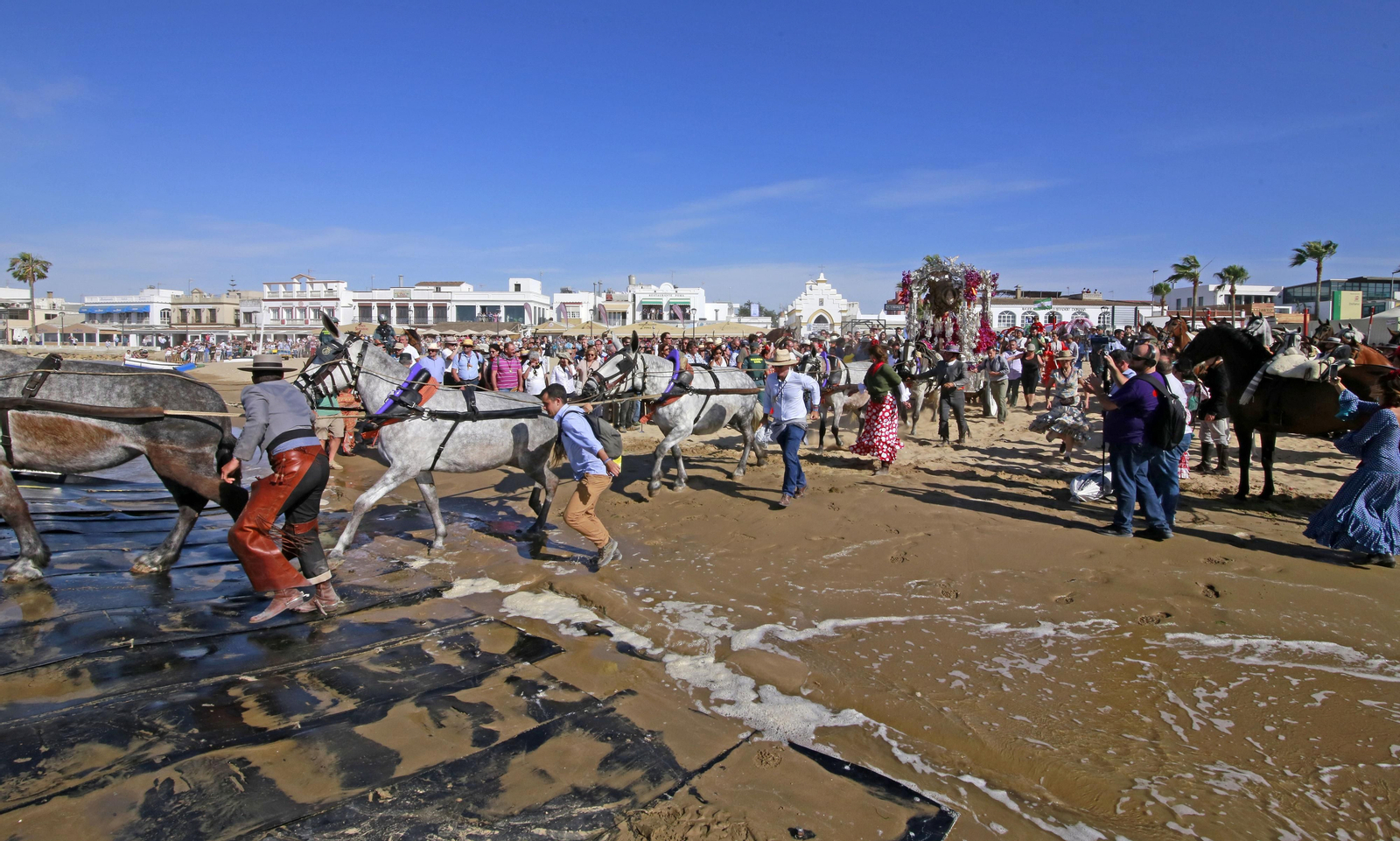 Primer día de camino de la hermandad de Jerez
