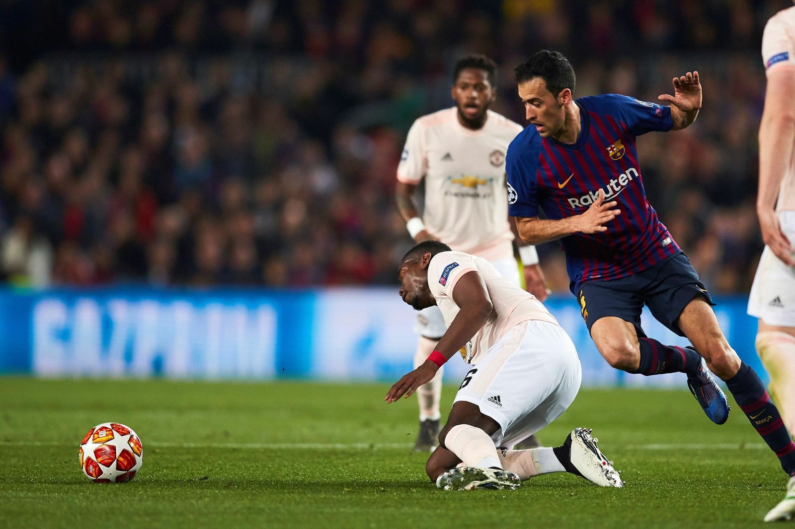 El Barcelona- Manchester United, en imágenes