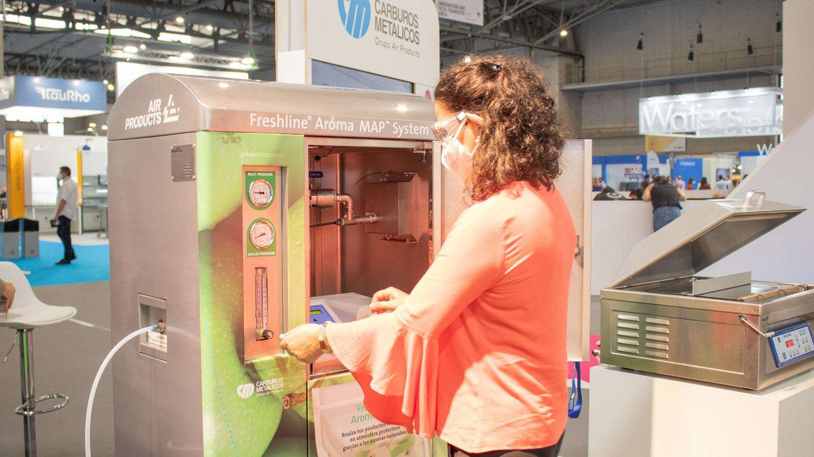 Envasadora para potenciar los sabores de Carburos Metálicos