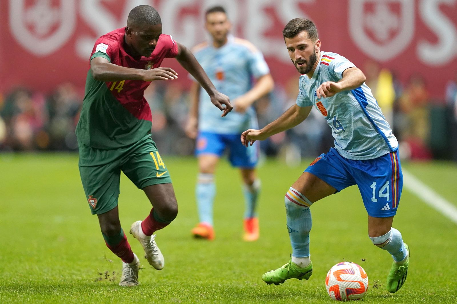 Las imágenes del triunfo de España en Portugal