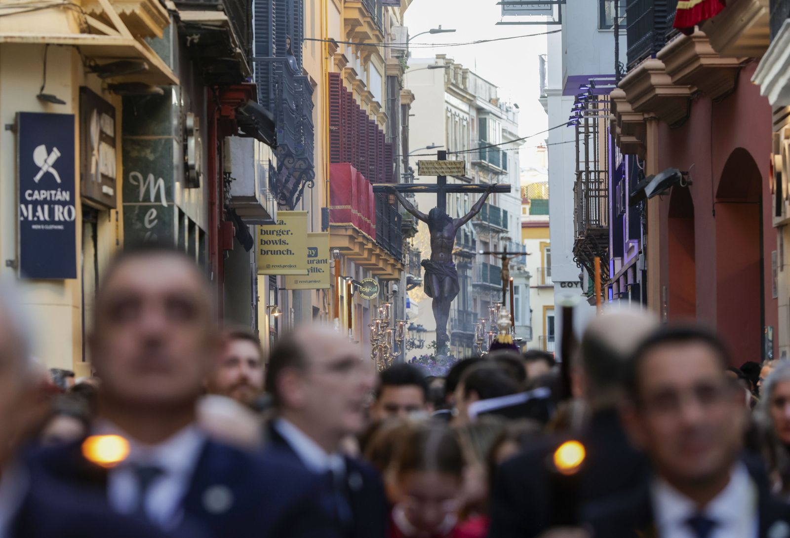 Las imágenes del Vía Crucis de las Hermandades