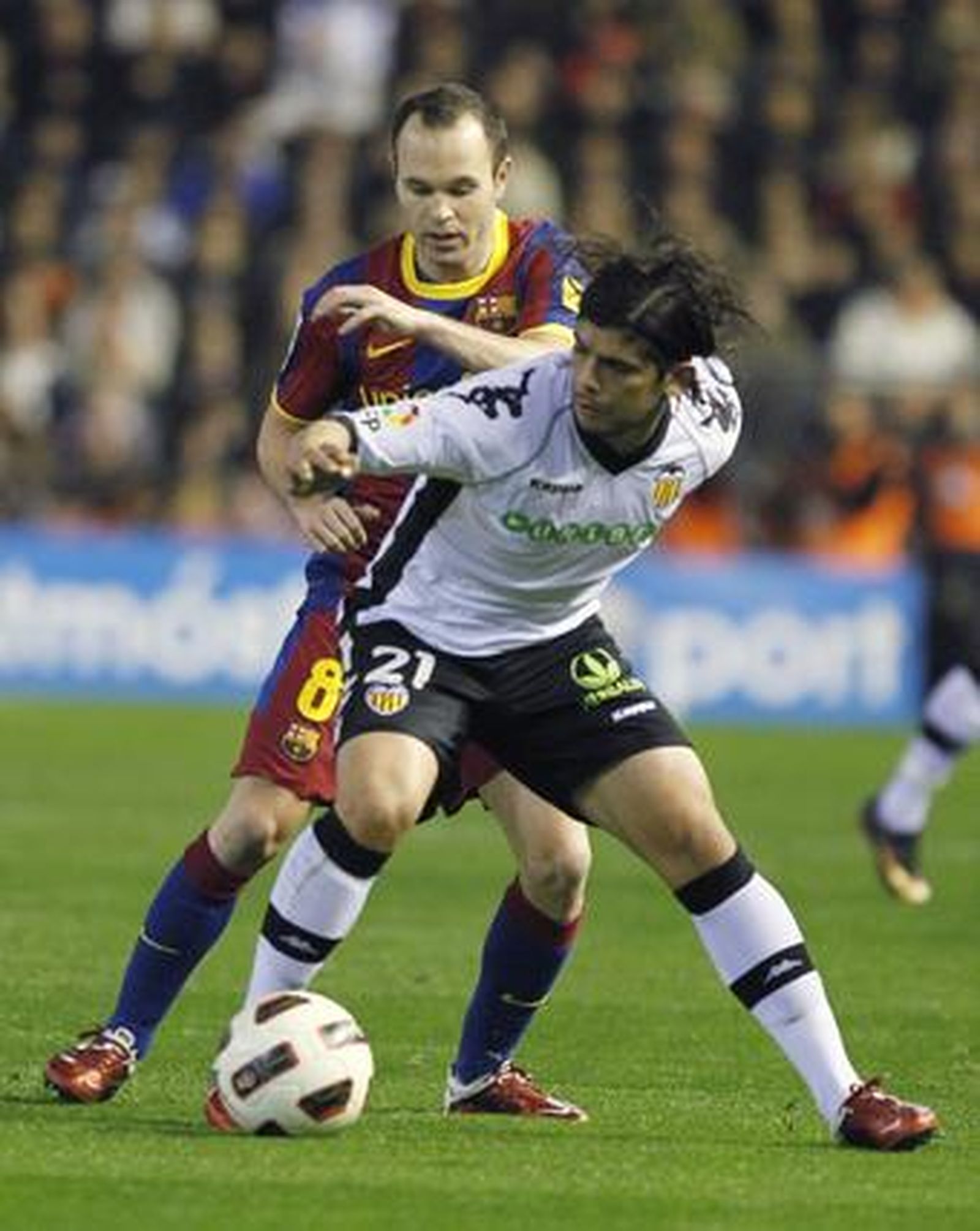 El Barcelona consigue una trabajada victoria en Mestalla.

Foto: AFP/ Reuters