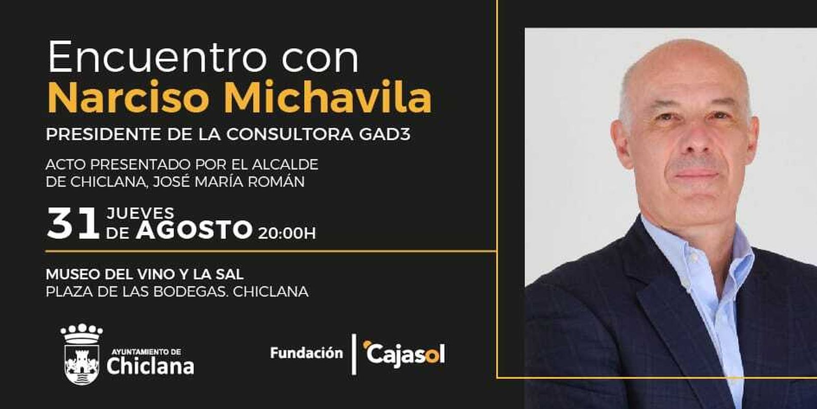 Narciso Michavila ofrecerá la charla ‘Comprender los cambios sociales: ¿qué podemos aprender de la historia?’