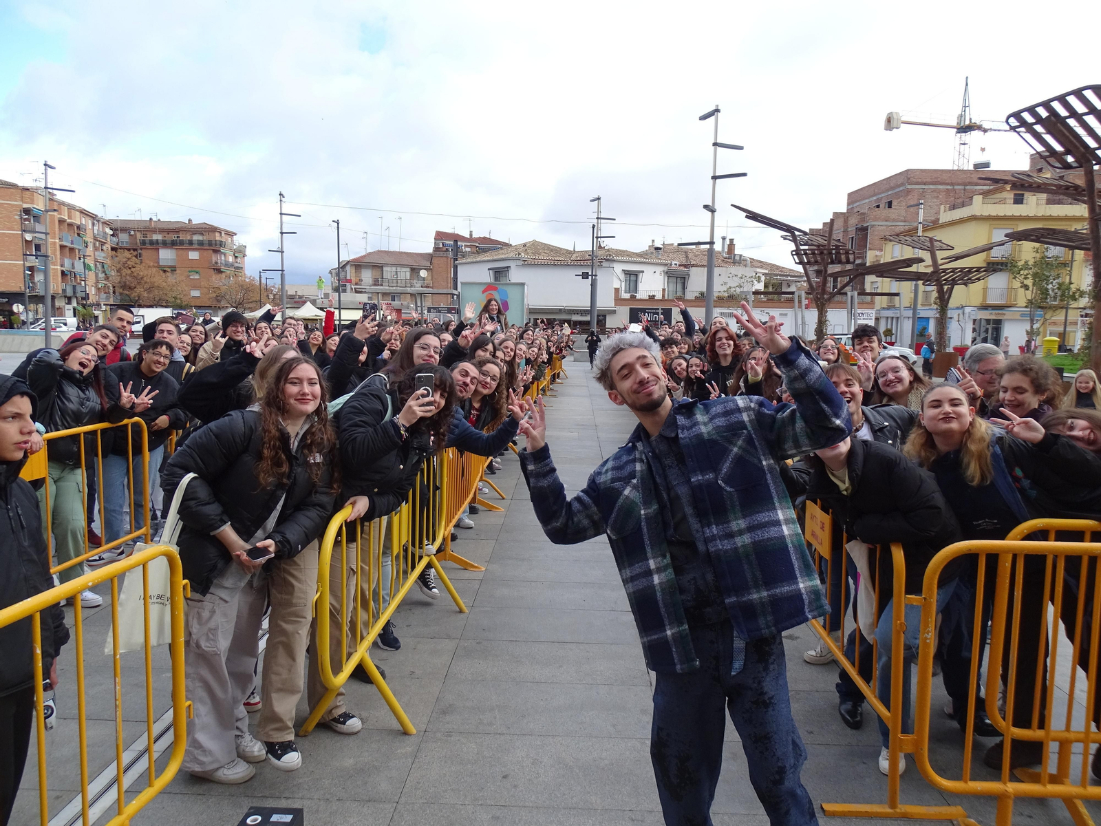 Así ha sido el recibimiento a Paul Thin en Armilla