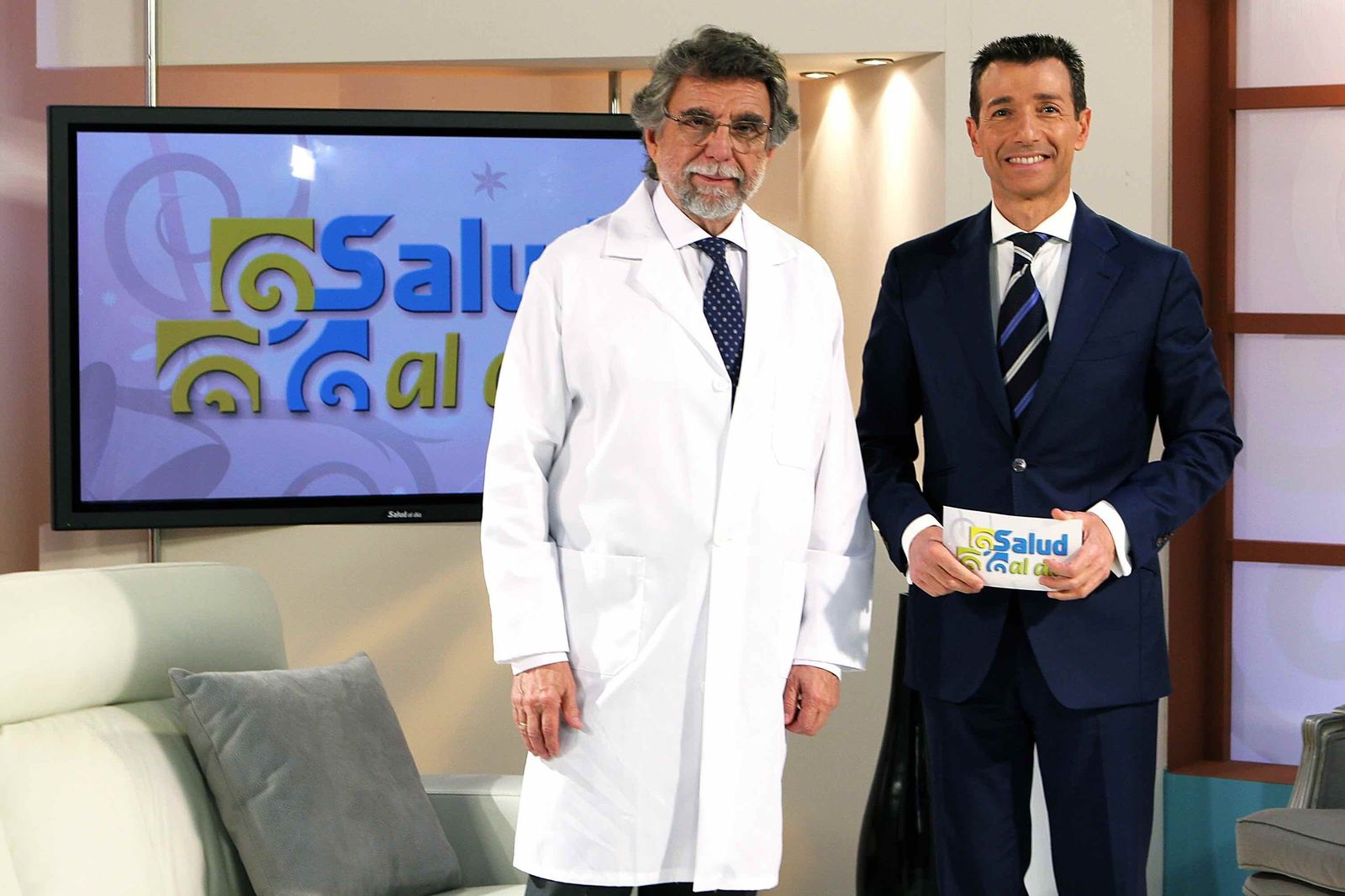 Roberto Sánchez y el doctor Escribano.