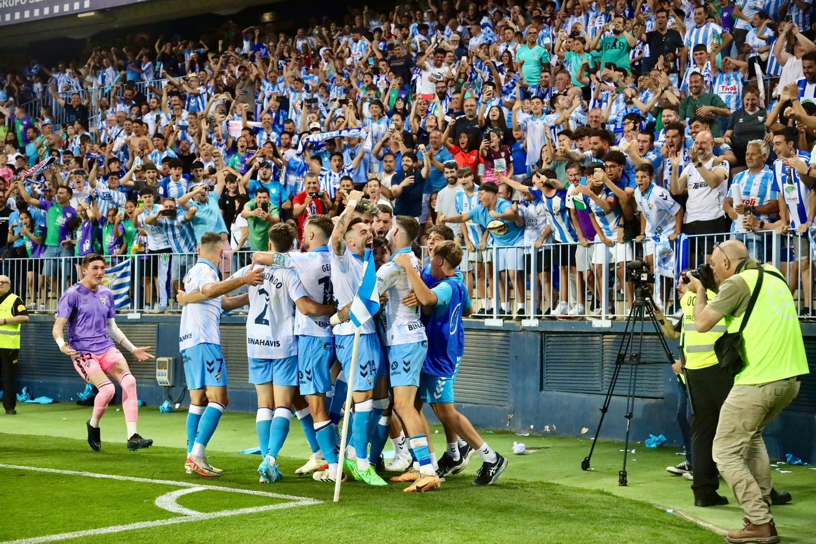 El Málaga CF-Nàstic, en fotos