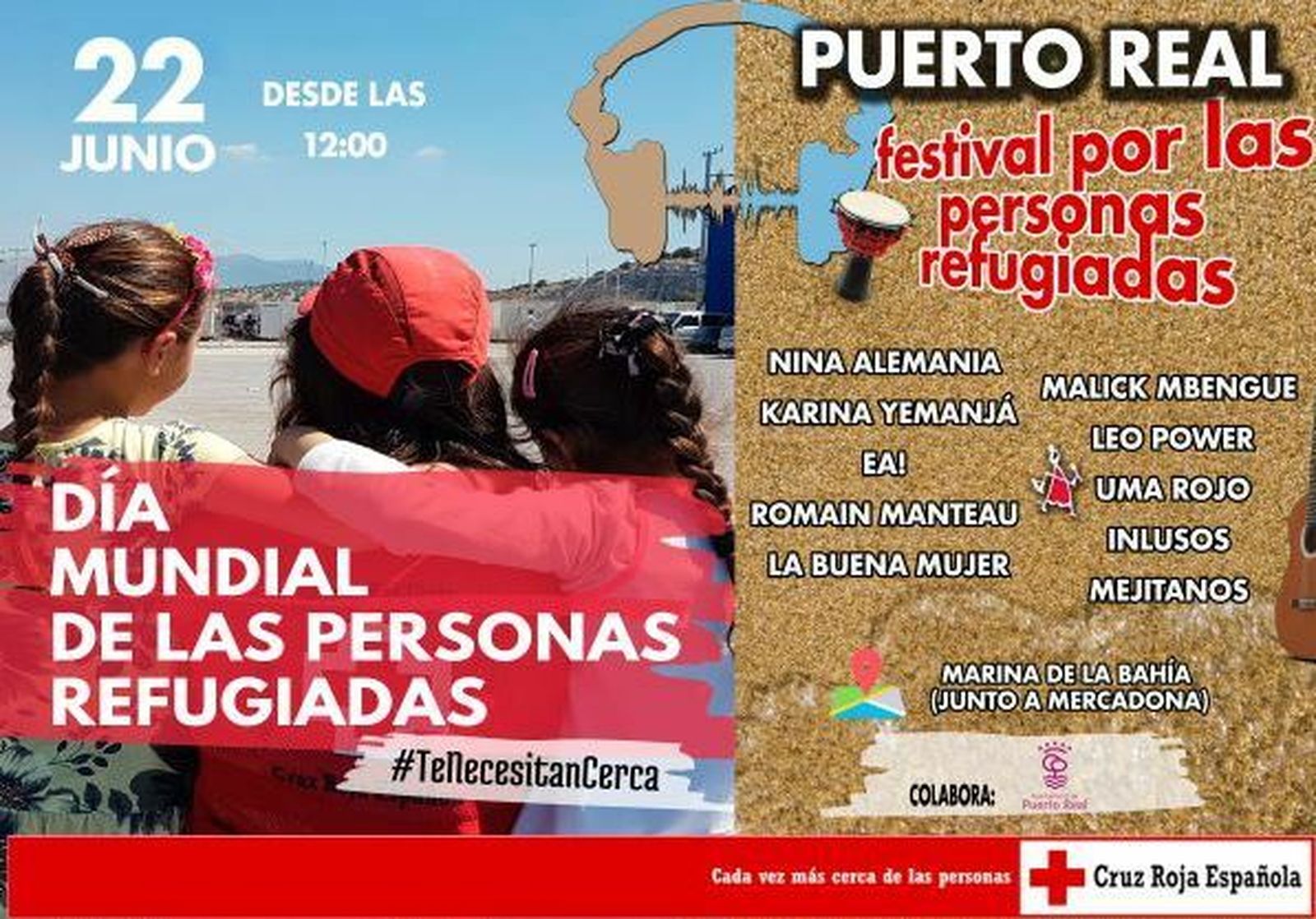 Cartel anunciador del festival que se celebra en Puerto Real