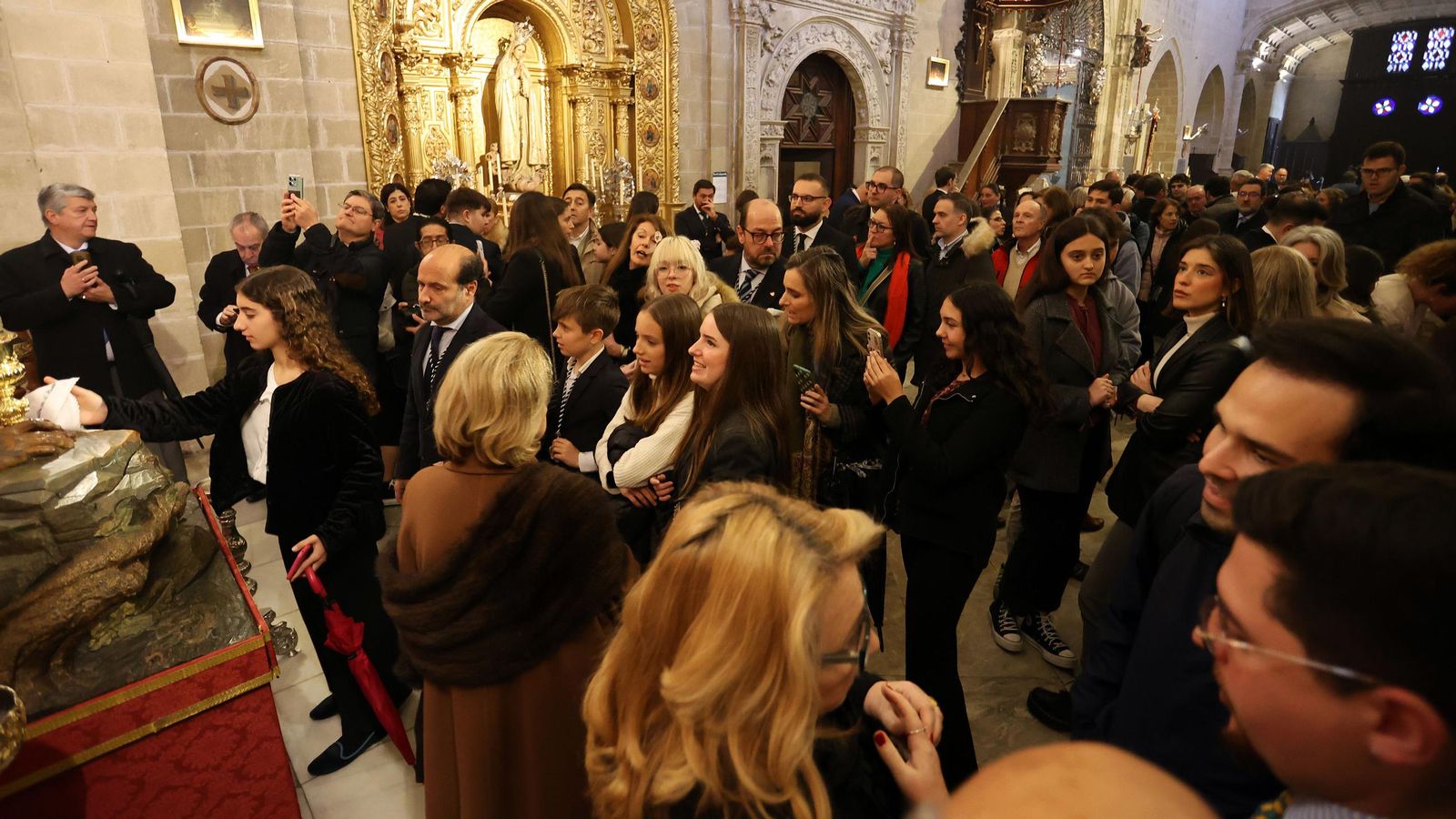 Besapiés y besamanos del primer domingo de Cuaresma en Jerez
