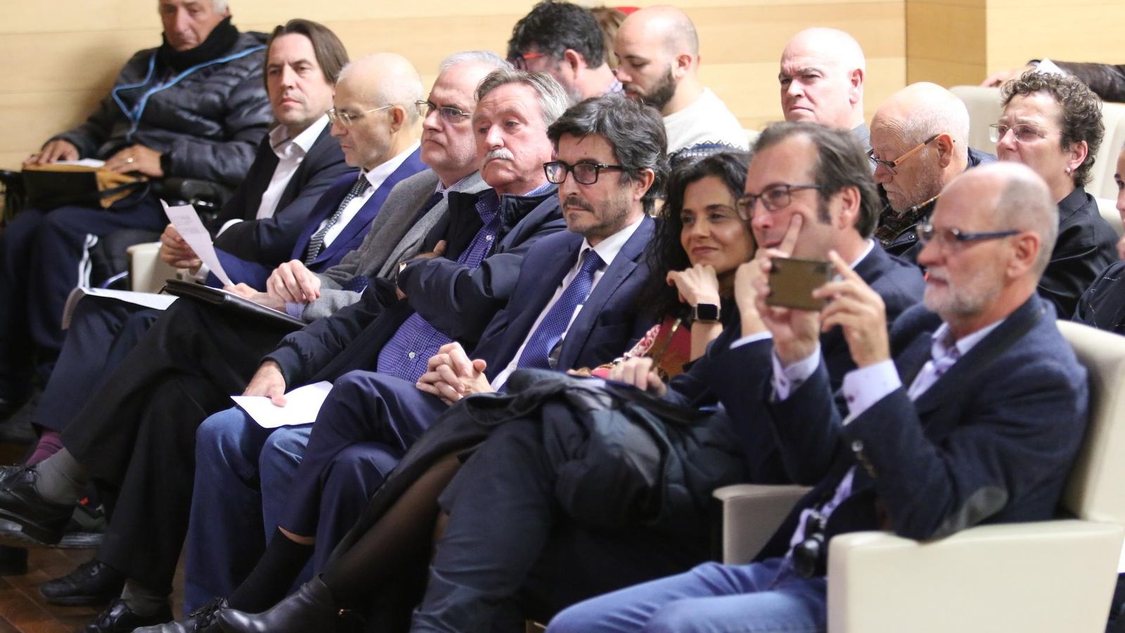 Los directivos de Puertos del Estado en primera fila