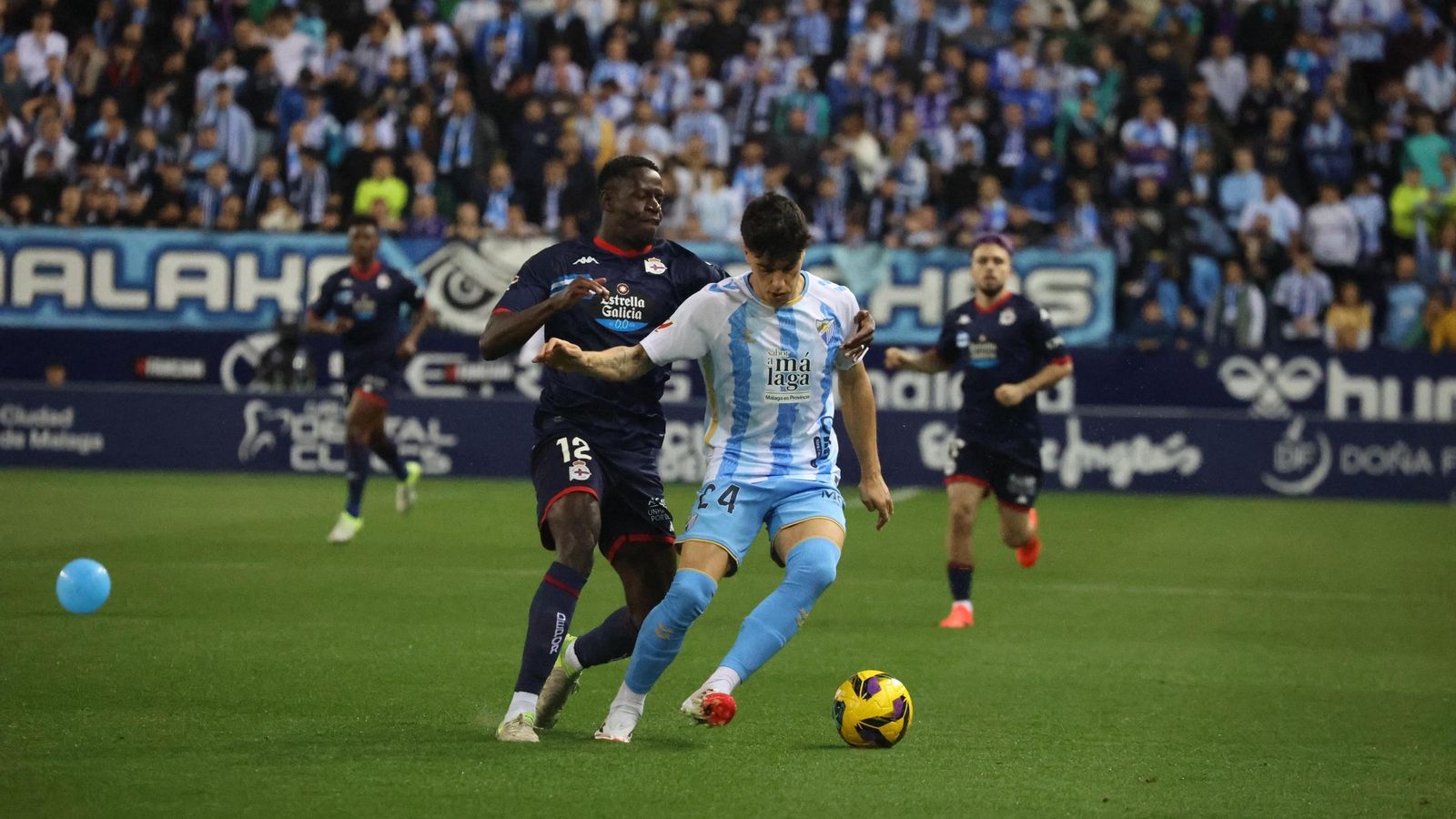 Las fotos del Málaga-Deportivo