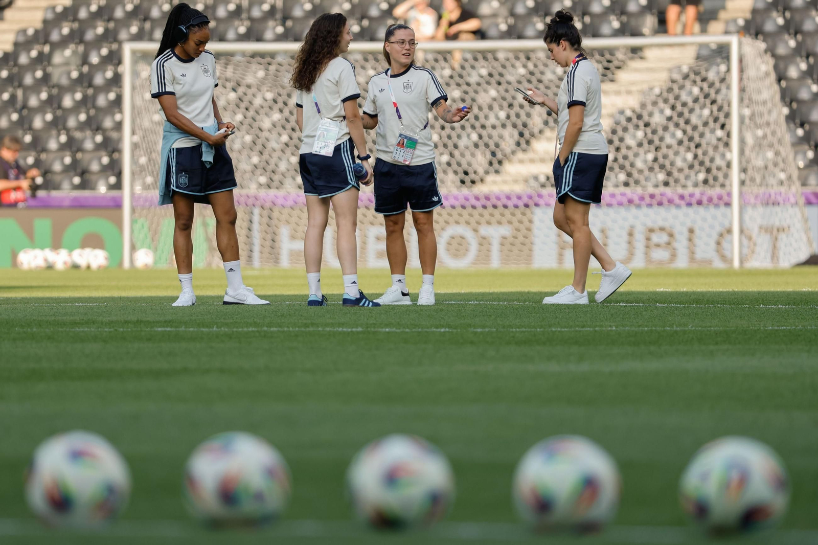 Las fotos del España - Portugal en la Eurocopa femenina