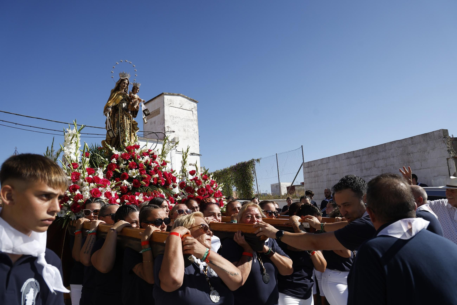 Las fotografías de la procesión de la Virgen del Carmen de Pescadores