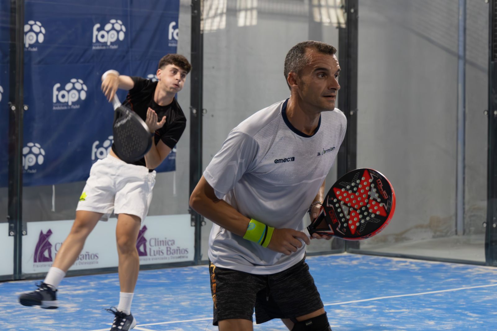 Las finales y la entrega de premios del Campeonato de Andalucía de pádel, en imágenes