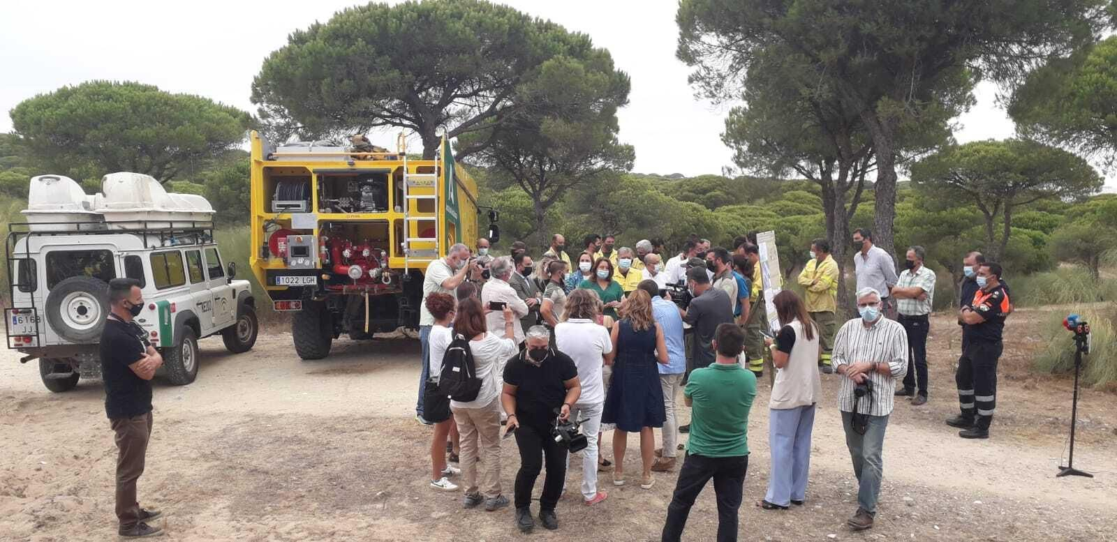 La consejera de Agricultura, Carmen Crespo, en Barbate