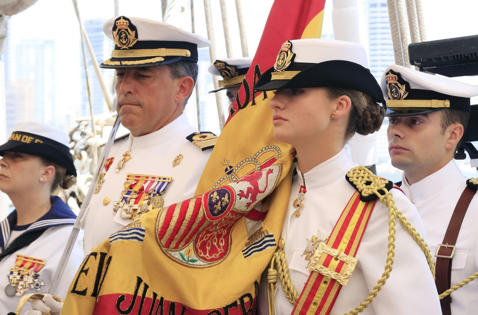 Las imágenes de la parada del 'Juan Sebastián de Elcano' en Cartagena de Indias (Colombia)
