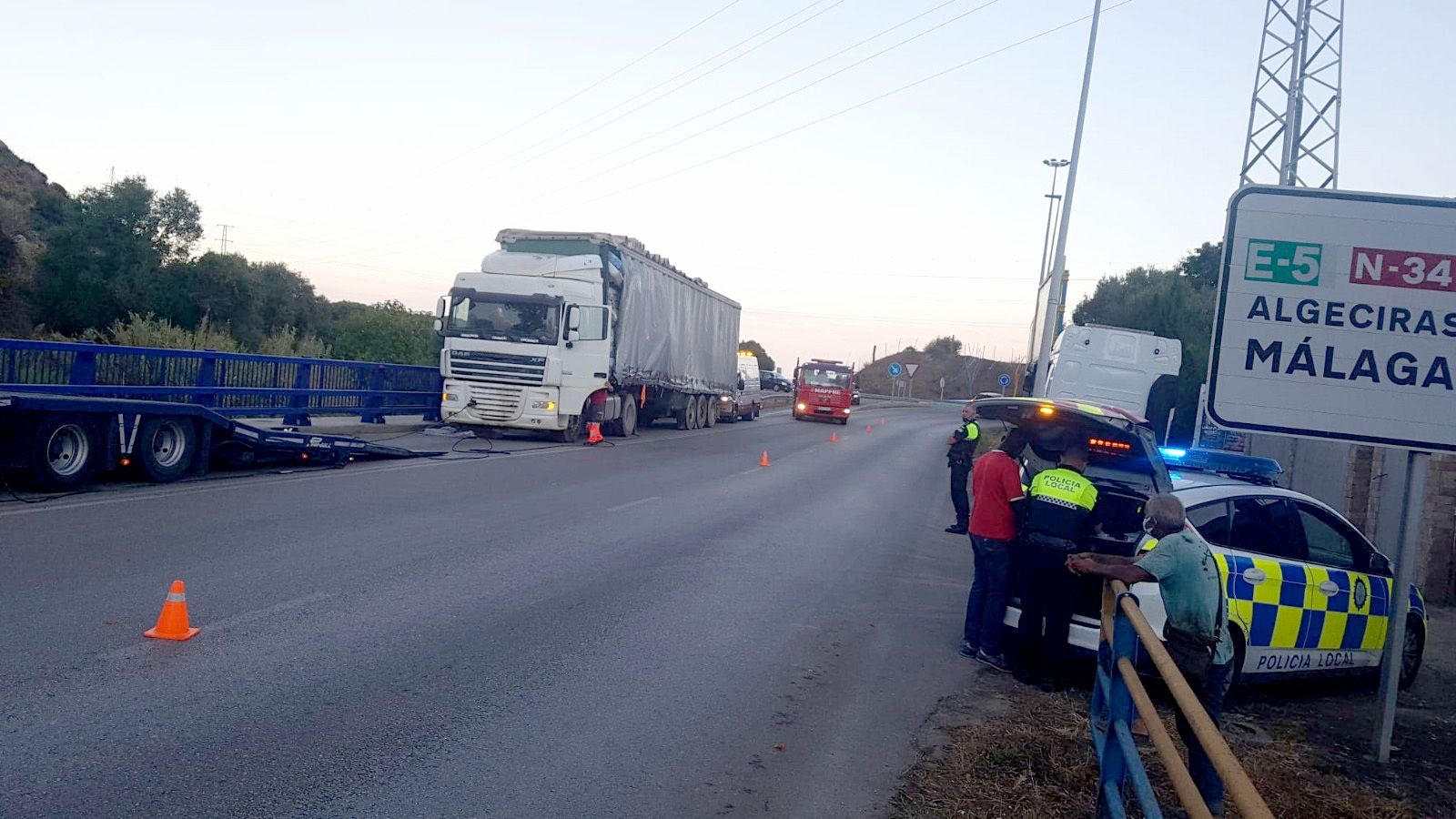 Intervenido un camión trailer