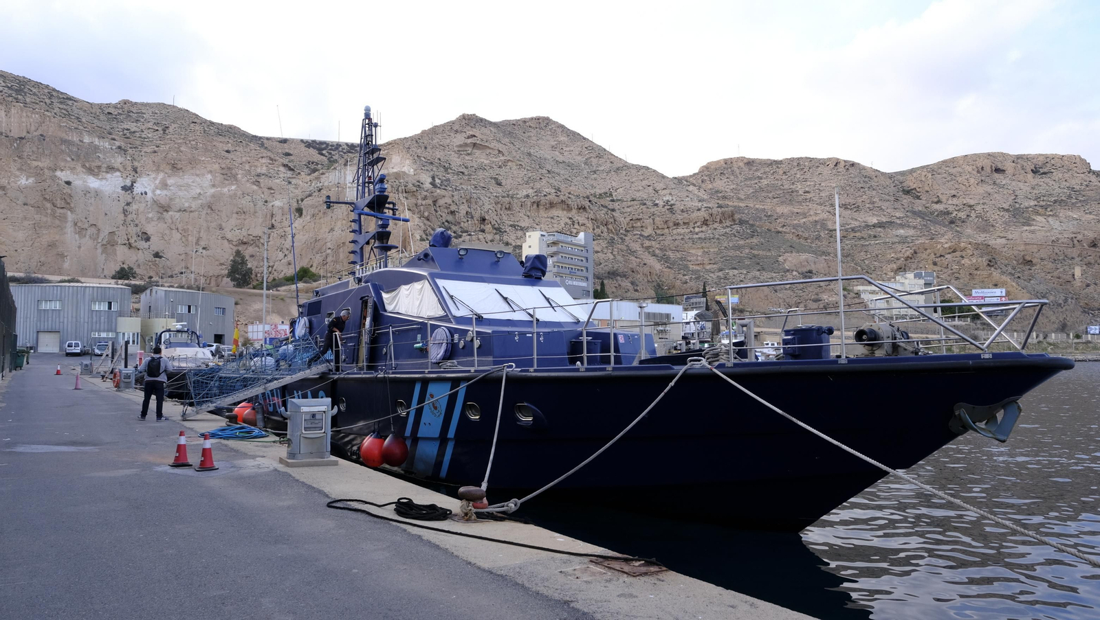 Imágenes de la vigilancia de la Agencia Tributaria en el mar