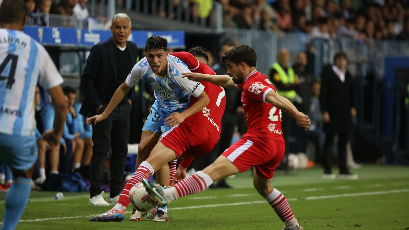 Las fotos del Málaga CF-Cartagena