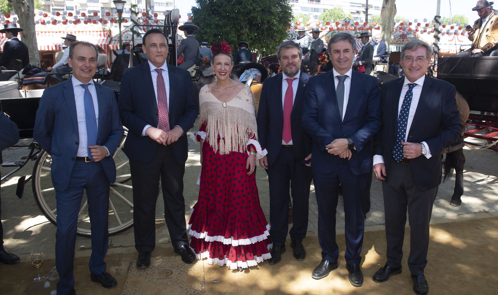 Las imágenes de la recepción en la caseta de Endesa