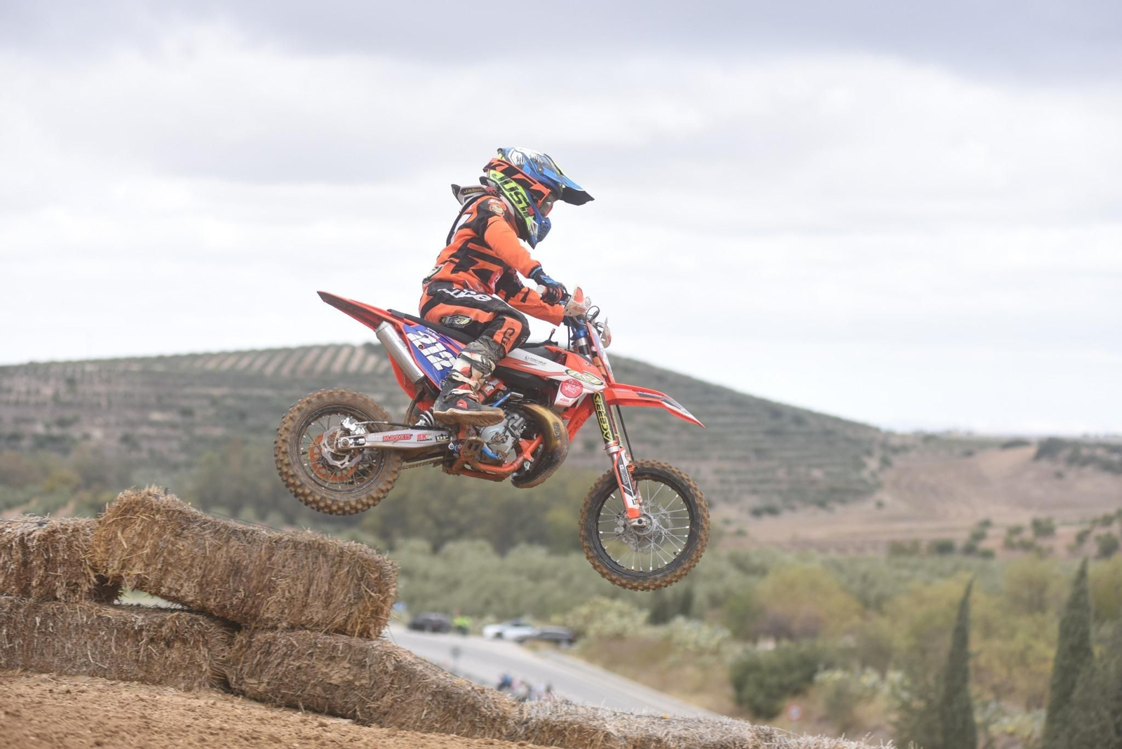Jaime Borrego, en acción en Morón en la última prueba del MX Interprovincial Sevilla, Huelva y Cádiz.