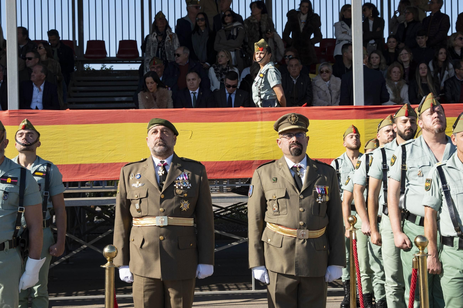 Así conmemora el día de la Inmaculada Concepción la Brigada de la Legión en Almería y despide al contingente que parte a Eslovaquia