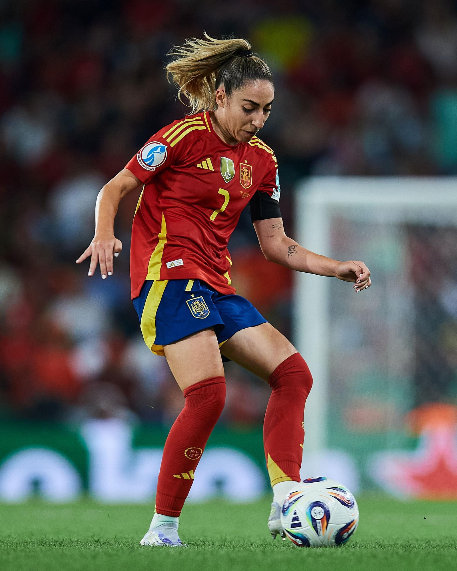 Las fotos del España - Portugal en la Eurocopa femenina