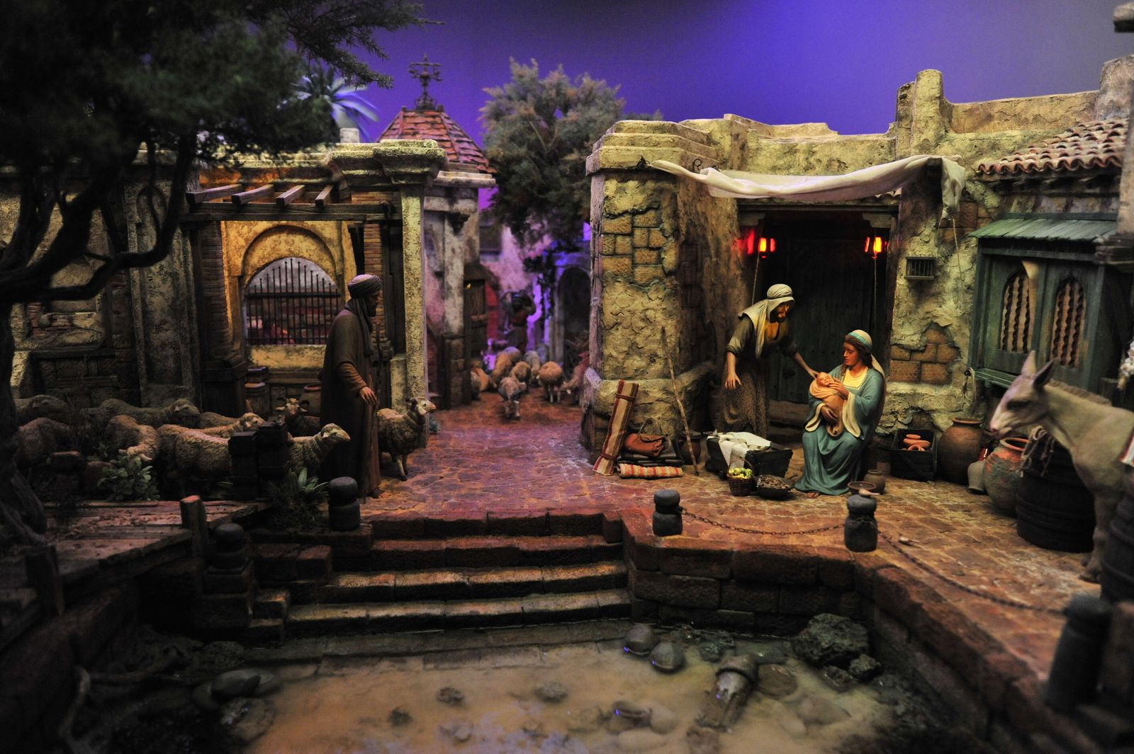 Belén de la asociación de belenistas El Redentor.