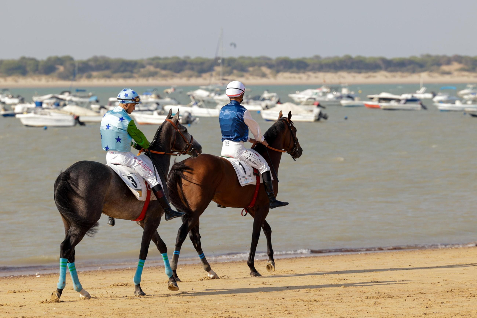 Imagen de la segunda jornada del ciclo final de las Carreras de Caballos de Sanlúcar 2025