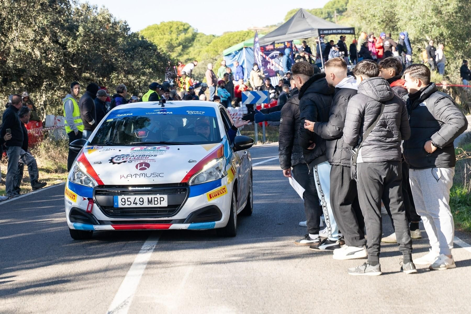 El espectacular arranque de la Subida a Trassierra, en imágenes